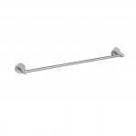 Otus Brushed Nickel Slimline SS Single Towel Rail 600mm Otus Brushed Nickel Slimline SS Single Towel Rail 600mm